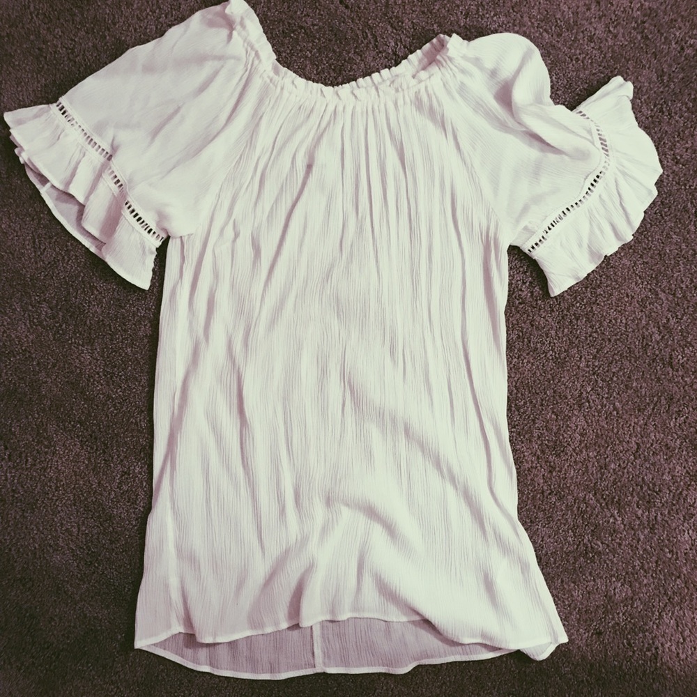 White dress/beach cover up